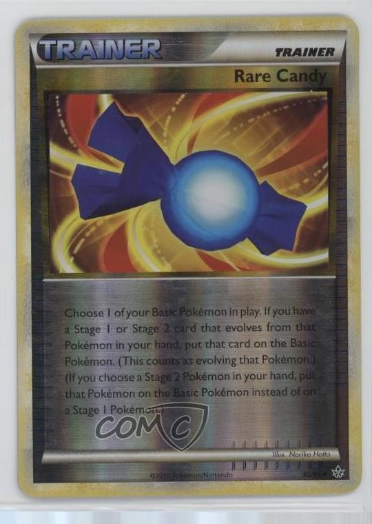 Rare Candy Reverse Foil Pokémon HeartGold & SoulSilver Unleashed #82 2010