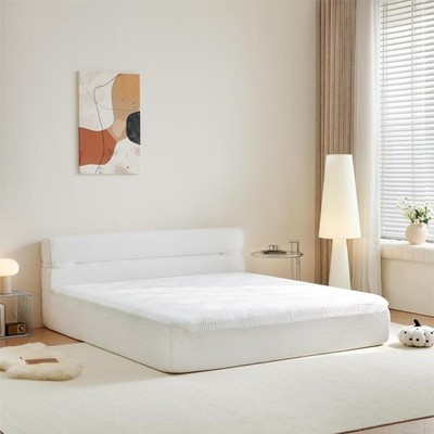 All in One Queen Mattress & Bed Frame 15 Inch Queen Size Mattresses in a Box