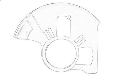 Spritzblech, Bremsscheibe OE MAZDA L206-33-271D für CX-7 (ER) 2.3 2006-2012