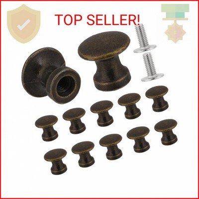 KALIONE 12 Pcs 1/2 Inch Mini Drawer Pulls, Handles for Jewelry Box, Small Cabine