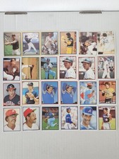 1983 Topps Baseball 24 Sticker Lot Gold & Base