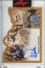 2026 Leaf Metal President's Day Caden Durham Gold Mount Rushmore 1/1 Auto