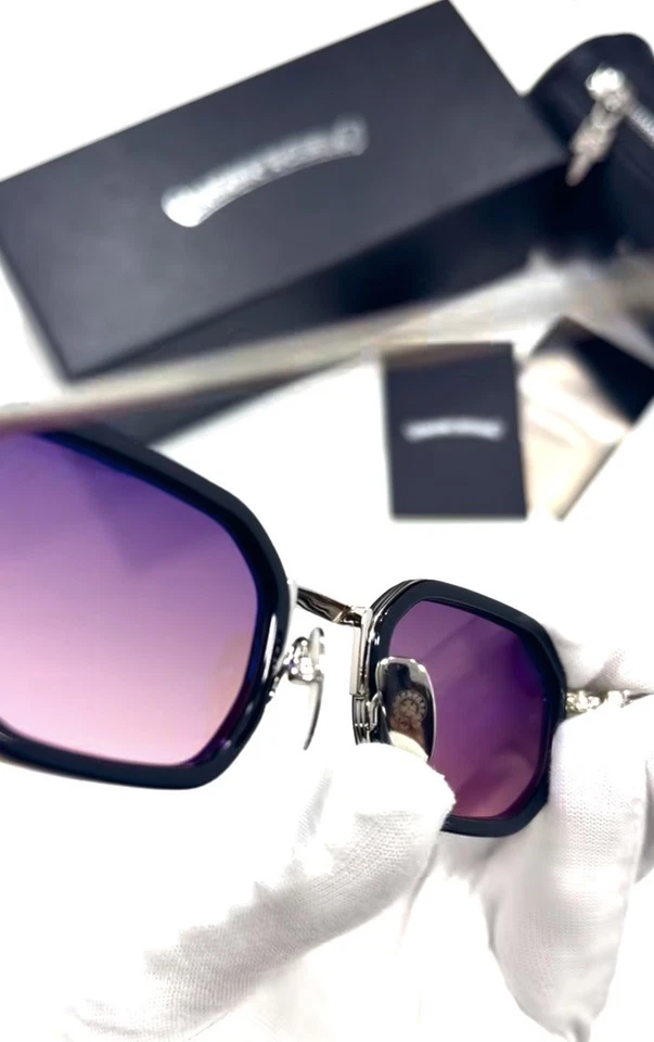 Gafas de sol Cromo Corazones STYLIDA Gafas de sol 49-24-148 - Genuinas Raras Foto 2 de 4