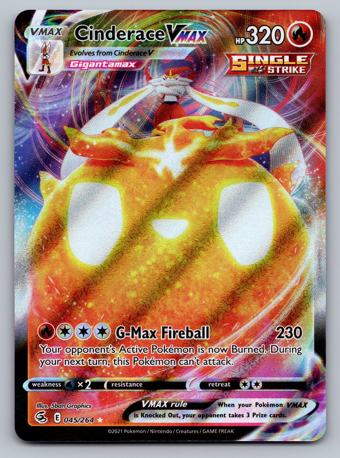 S-P: Sword & Shield Promos #169/S-P Cinderace VMAX