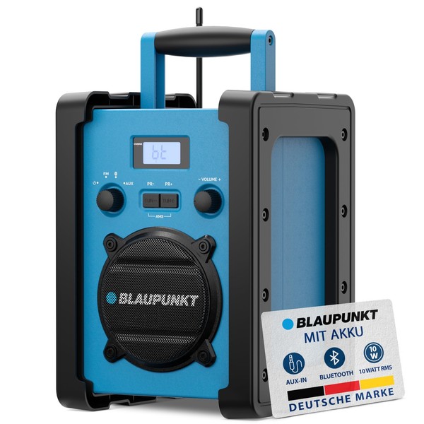 Blaupunkt BSR 30, Baustellenradio, Bluetooth, Robustes Akku-Radio-image