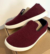 NEW ALLBIRDS WOOL LOUNGER OLYMPUS SHOES SLIP ON RED BLUE CASUAL WOMENS SIZE 9