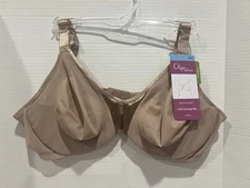 OLGA Signature Support Full Coverage Underwire Bra Caramel Size 40C NWT