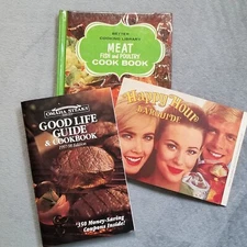 Meat Cookbook (1964)/ Happy Hour Bar Guide (1969)/ Omaha Steaks Cookbook (1997)