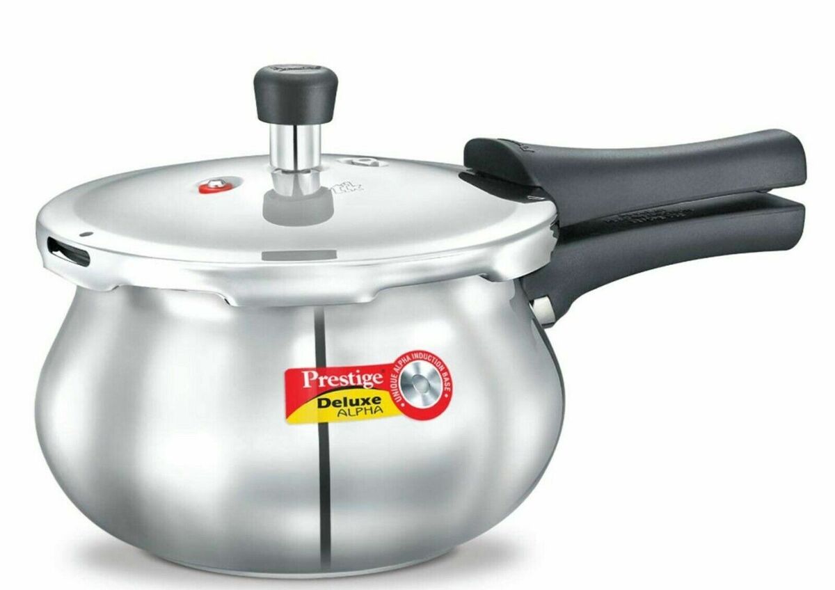 Prestige Pressure Cooker Deluxe Alpha Stainless Steel Baby Handi 2 Litres Silver eBay