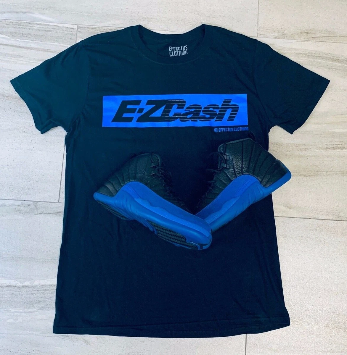 Air jordan 12 deals game royal shirt