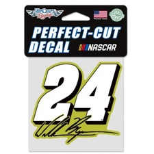 William Byron 2024 Wincraft #24 Signature Perfect Cut Decal 4x4