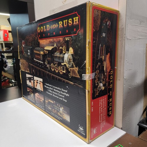 Gold Rush Express G-Scale Train Set By New Bright No. 186 2003 - Picture 13 of 14