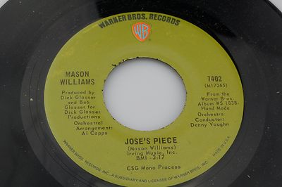 Mason Williams: Jose's Piece / Find a Reason to Believe  [Unplayed Copy]