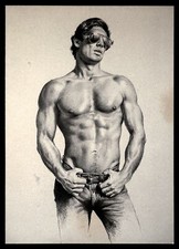 Comic Images Boris Fantasy Art Exotic Card # 46 Torso Man in Sunglasses Jeans