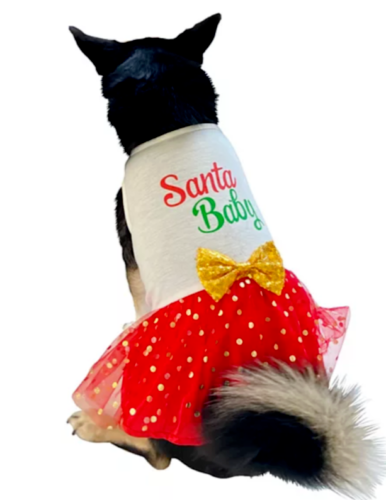 petco dog christmas dress Brand breathable Christmas dog dress