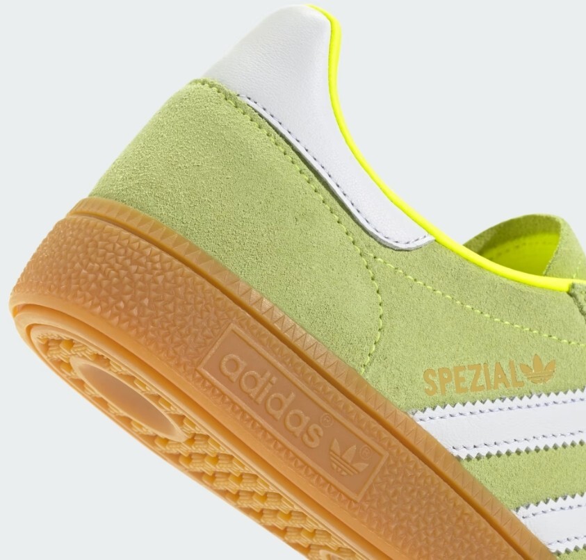New Adidas Women's Handball Spezial Shoes - Solar Yellow / White (JI2655) image 9