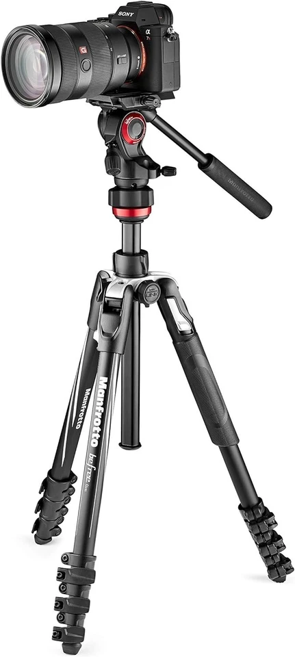 Manfrotto MVKBFRL-LIVEUS Befree Live Aluminium Tripod Lever, Video Head - Image 3 of 4