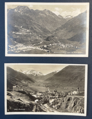 Paket Aus 2 cpsm - Schweiz - Andermatt - 2 Postkarten