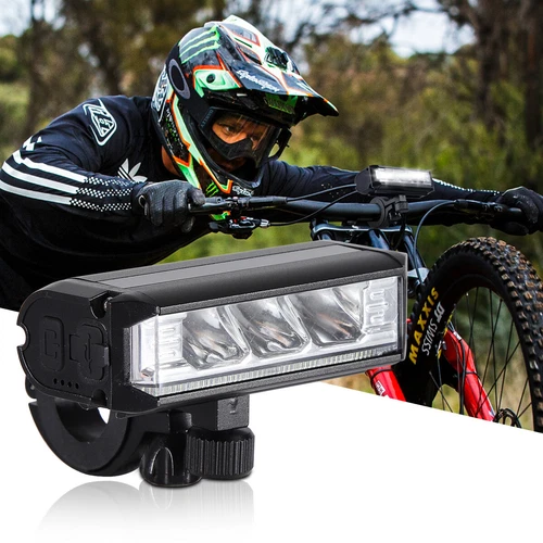 1200 Lumens Bike Light USB-C Rechargeable, IPX6 Waterproof Tactical Beam 4 Mode - Picture 1 of 13