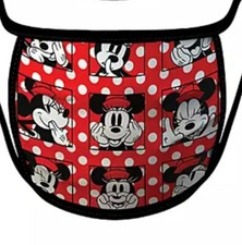  MINNIE CHILD'S COTTON FACE MASK Disney Store Kids Cloth M 