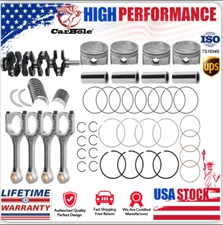 Crankshaft Connecting Rod Bearing Piston Kits Fit Hyundai Sonata Kia Optima 2.4L