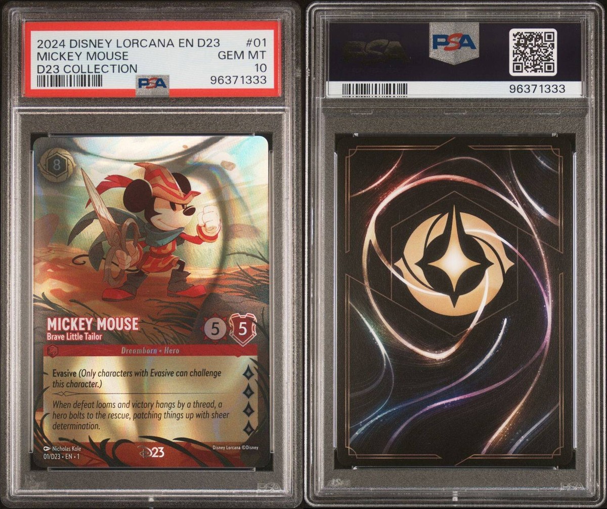 ※nao※ ロルカナ Lorcana Mickey foil PSA10 PSA 10 Signed Mickey Mouse Lorcana Card #12 - Bruce Irwin