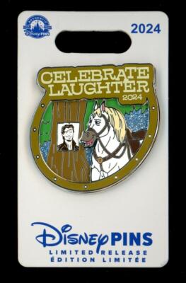 Celebrate Laughter 2024 Tangled Flynn Rider and Maximus Disney Pin 164530