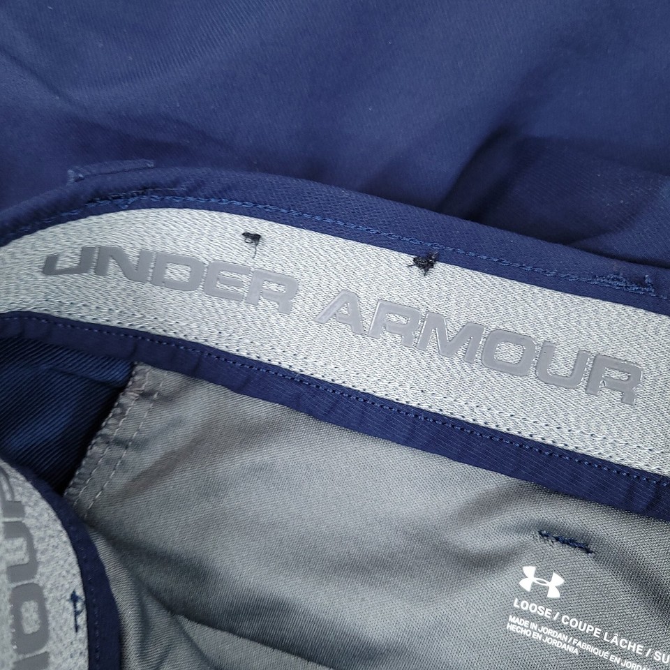 Under Armour Heatgear Men's Golf Short Loose Fit Navy Blue Size 40 eBay