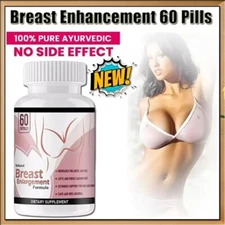 60 CAPSULES BIGGER BREASTS ENLARGEMENT GROW BIG BUST FIRMING PILLS NEW
