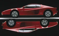 Ferrari Testarossa lamborghini 80s audio ad reprint retro style poster 11x18