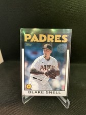 2021 Topps Update BLAKE SNELL 1986 35th Anniversary Insert #86B-40: Padres