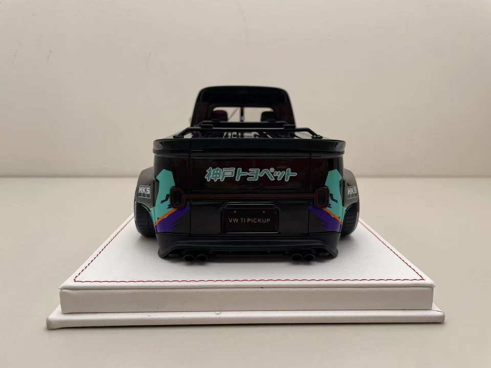 CRL 1:18 VW T1 pick up HKS lackiert Harz unopnable seltenes Automodell - Bild 4 von 4