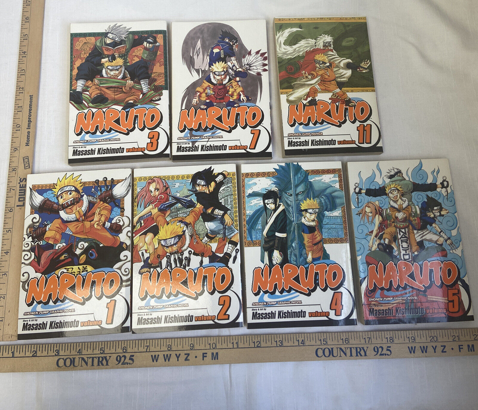 Naruto Soft Cover Comic Books GREAT CONDITION