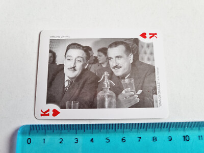 TOTO - PEPPINO DE FILIPPO CARD RARE VINTAGE ORIGINAL SPIELKARTE