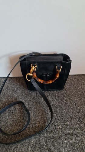 Authentic Gucci Black Suede Mini Bag - Picture 22 of 24