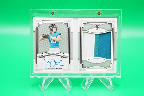 2021 National Treasures Rookie First Ed. Auto Booklet /99 Trevor Lawrence RPA R6