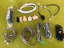 Lot of 15 Phone Jack Cords  Adaptors Single Double Triple REDUCED 