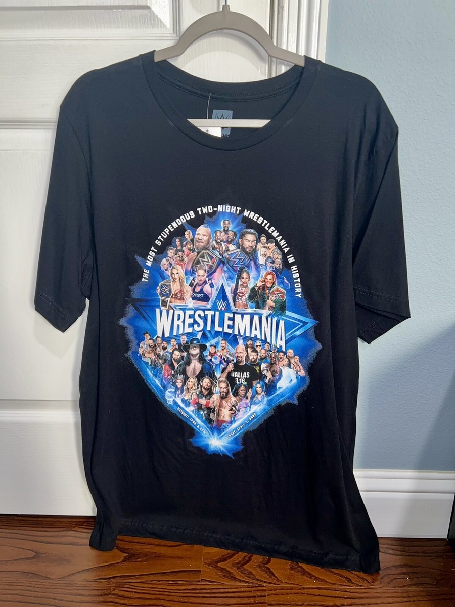 WWE WrestleMania 38 Commemorative T-shirt Size XL I Was There NWT