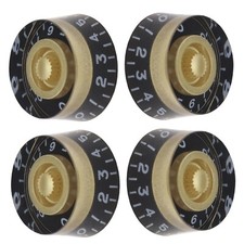 4x 6mm Guitar Control Knobs Replacement Compatible with Les Paul Accessories