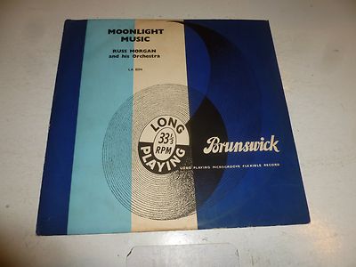 RUSS MORGAN & His Orchestra - Moonlight Music - UK 8-track 10'' Vinyl LP