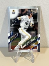 2021 Topps Chrome Nippon Base Yuki Yanagita #93 Softbank Hawks