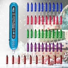 Allsun Christmas Light Tester With 50pcs 2.5v Bulbs Non-contact Voltage Test...