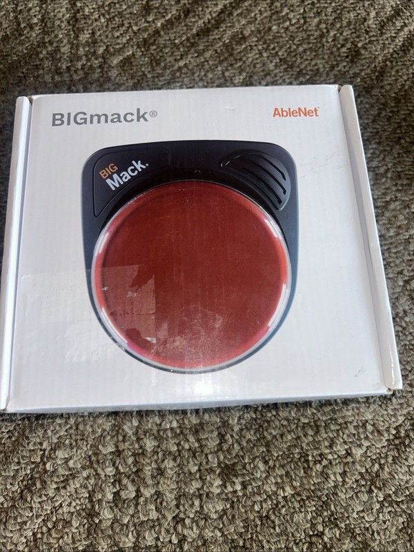 New, Sealed Ablenet BIGmack Communication Device Speech Therapy Nonverbal