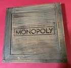 Monopoly Rustic Wood Series Wooden Board Game--complete--pre-owned