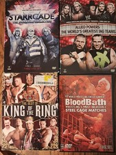 WWE - DVD lot Starrcade, Best of King of the Ring, Allied Powers, Bloodbath