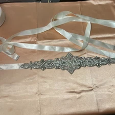 Wedding Bridal Belt Crystal Rhinestone Dress Sash Wedding Sash Belt