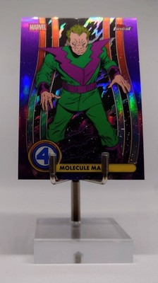 2026 Topps Finest Fantastic Four - Molecule Man Purple Refractor 31/75 Karte
