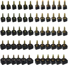 30 Pairs 5 Sizes High Heel Replacement Tips High Heel Repair Kit (7/8/9/10/12mm)