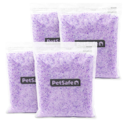 PetSafe ScoopFree Premium Crystal Cat Litter Refill Bags Lavender Scent - 4 Pack