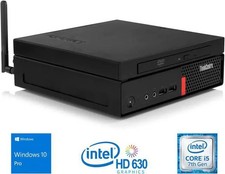 Lenovo ThinkCentre M910q Mini PC i5-7500T 8GB RAM 512GB SSD DVDRW W10 Pro